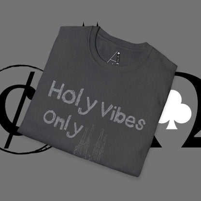 Christian Cross T-Shirt — Grunge Crown of Thorns Design