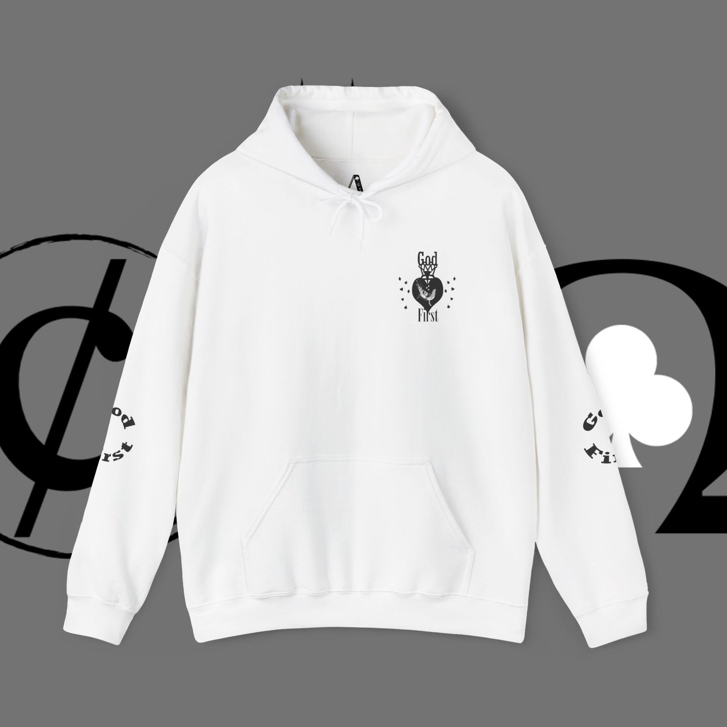 God First Hoodie — Minimal Faith Graphic Pullover