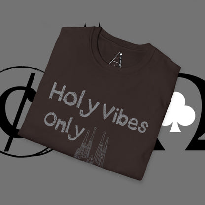 Christian Cross T-Shirt — Grunge Crown of Thorns Design