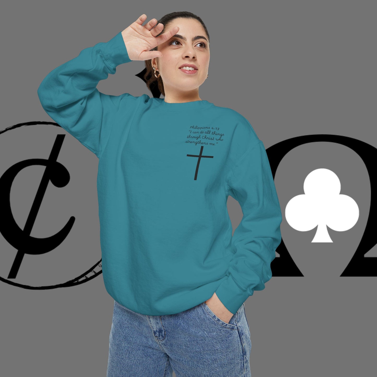 Unisex Garment-Dyed Sweatshirt