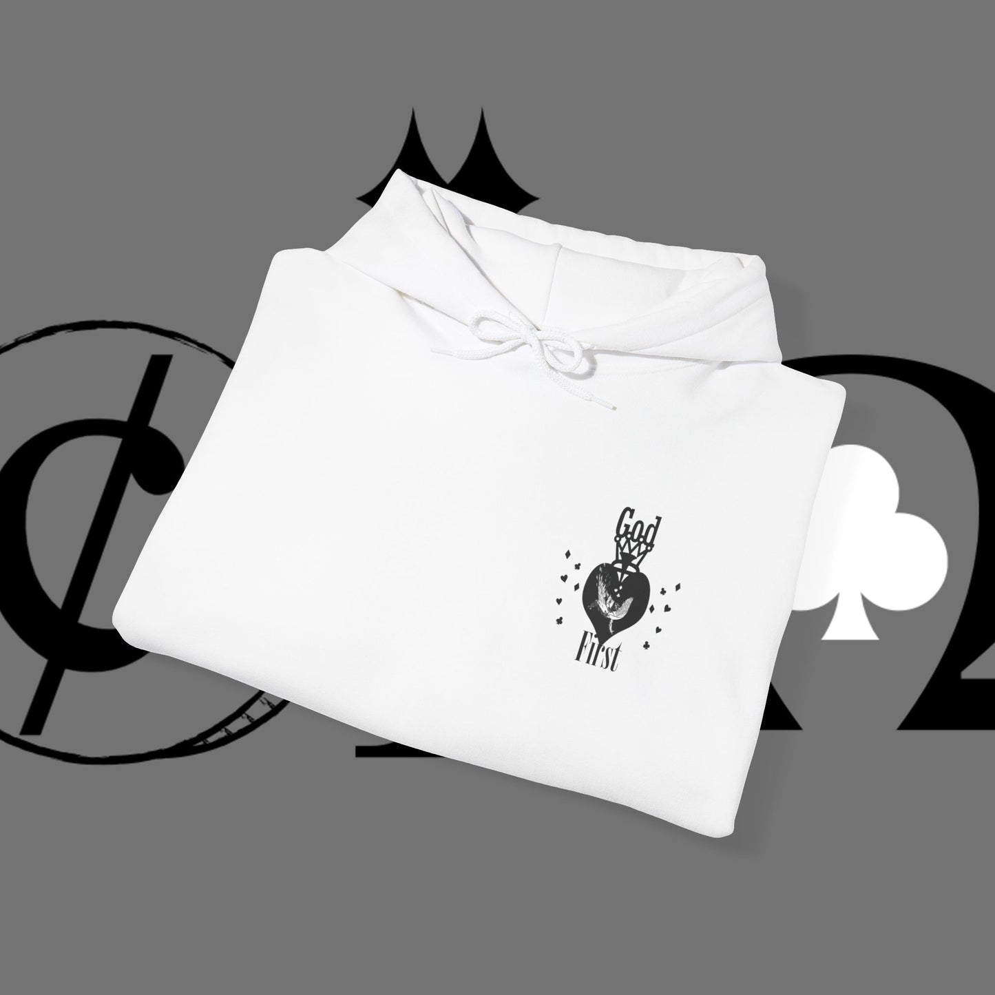 God First Hoodie — Minimal Faith Graphic Pullover