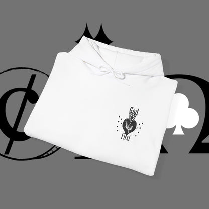 God First Hoodie — Minimal Faith Graphic Pullover