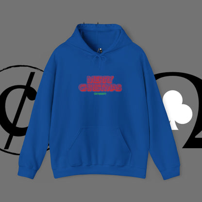 Christmas Hoodie — 'Merry Christmas' Front & 'Naughty is the New Nice' Back Holiday Hoodie