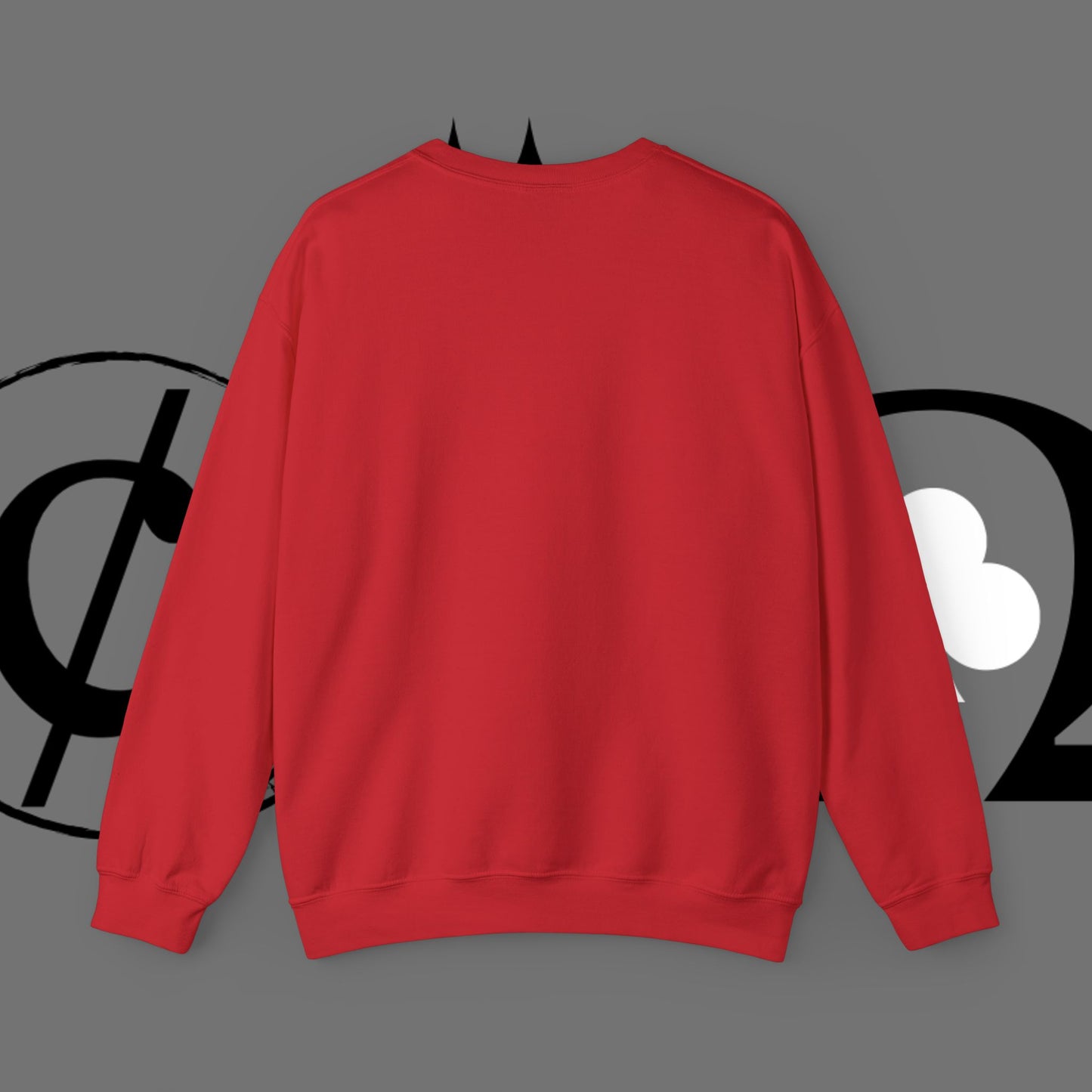 Ocean Wave Crewneck Sweatshirt — Minimal Blue Surf Graphic