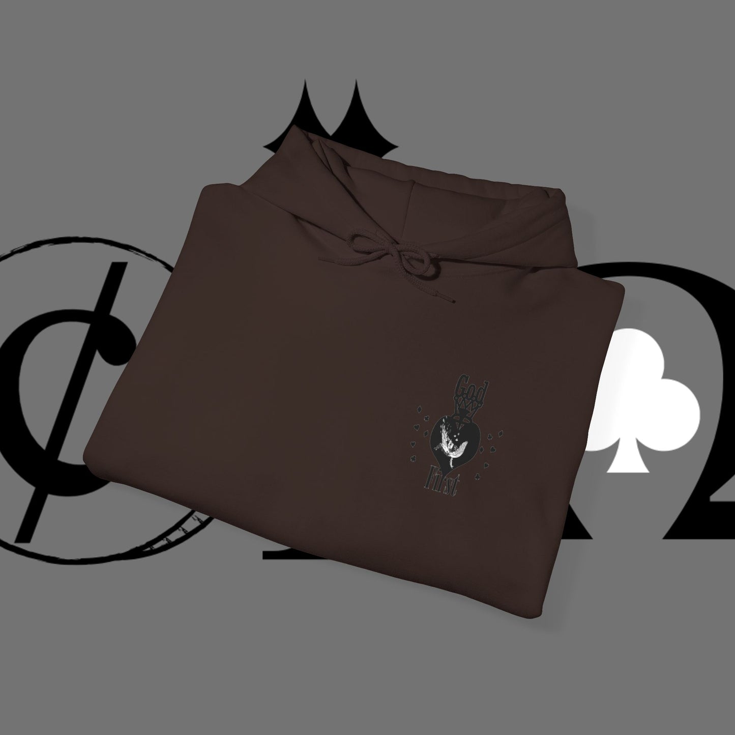 God First Hoodie — Minimal Faith Graphic Pullover