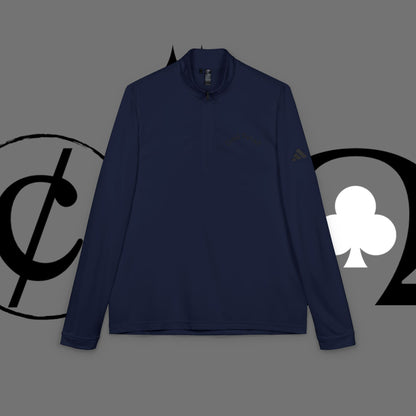 Embroidered 'Good Friend' adidas Quarter-Zip Pullover