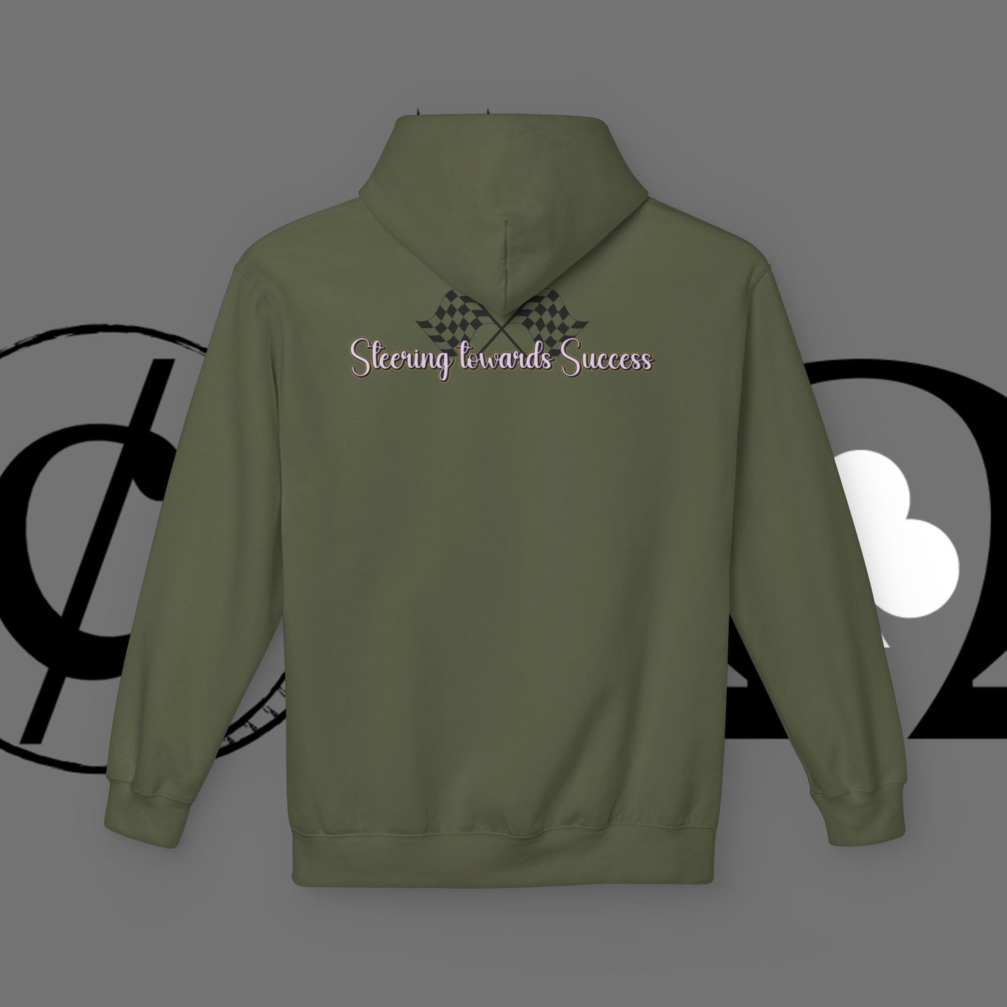 Racing Car Hoodie — "I will win to be Pride the" Graphic Streetwear