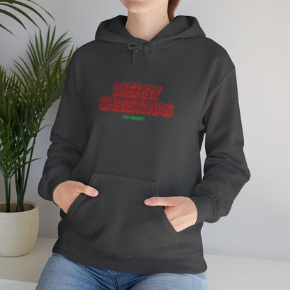Christmas Hoodie — 'Merry Christmas' Front & 'Naughty is the New Nice' Back Holiday Hoodie