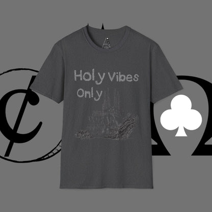 Christian Cross T-Shirt — Grunge Crown of Thorns Design