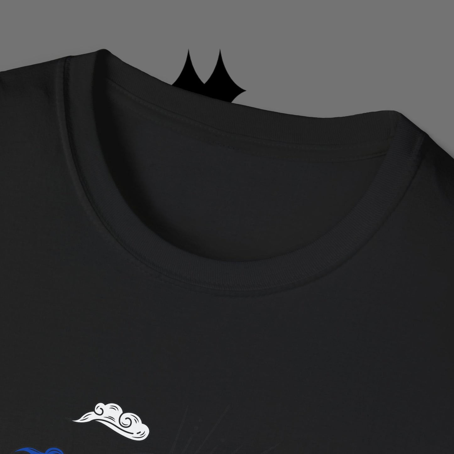 Ocean Wave Graphic T-Shirt — Blue Surf Sunset Design