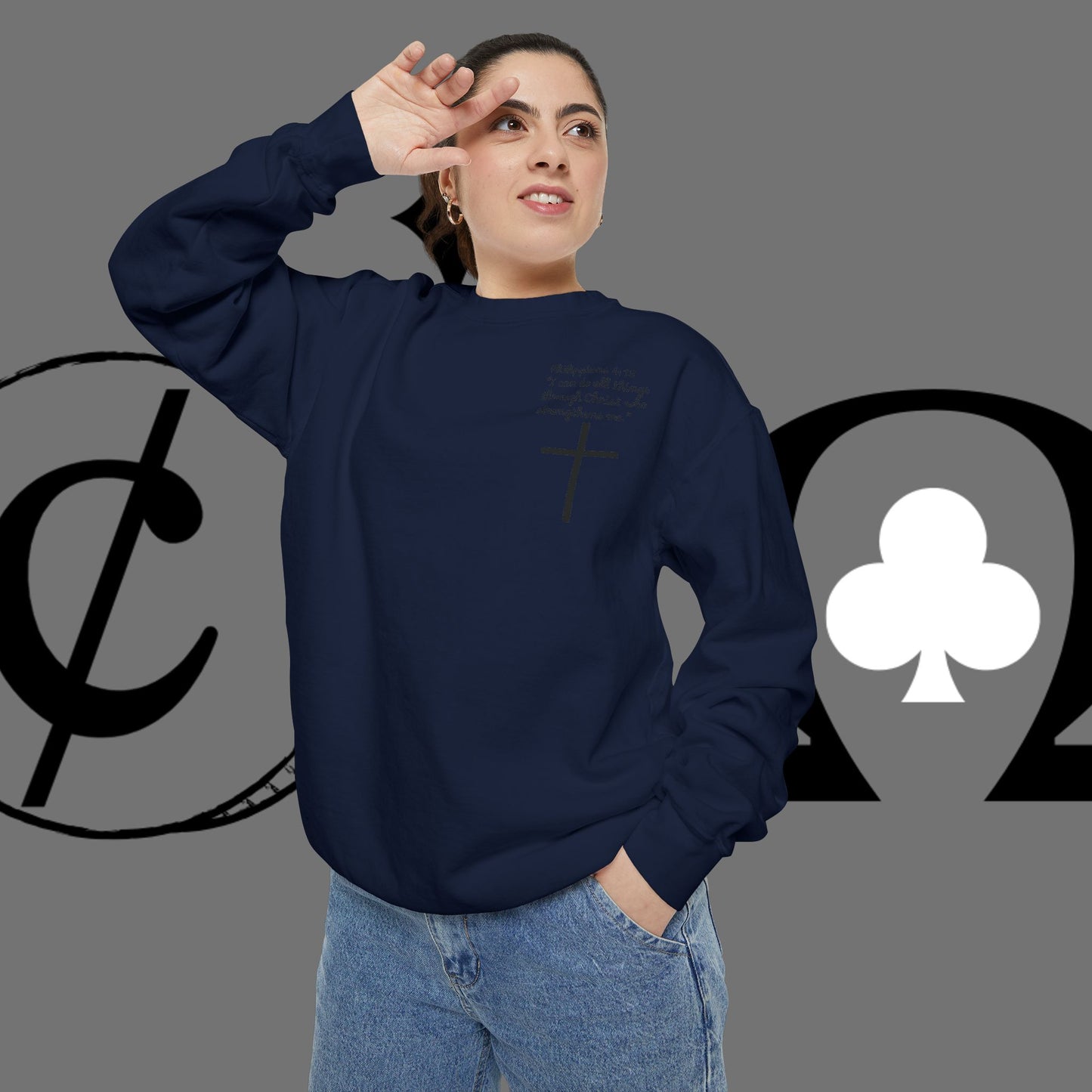 Unisex Garment-Dyed Sweatshirt