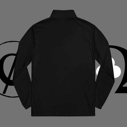 Embroidered 'Good Friend' adidas Quarter-Zip Pullover