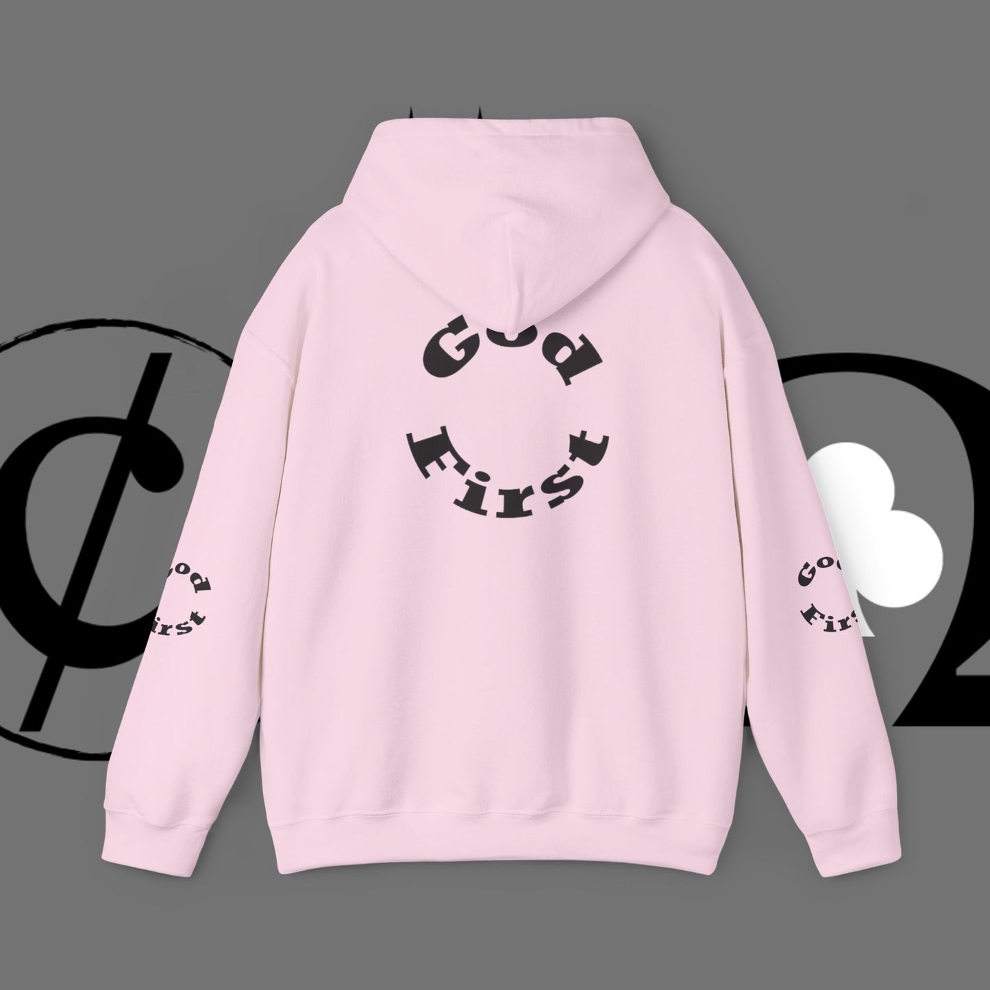 God First Hoodie — Minimal Faith Graphic Pullover