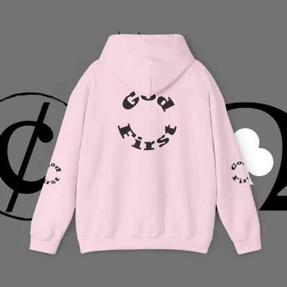 God First Hoodie — Minimal Faith Graphic Pullover