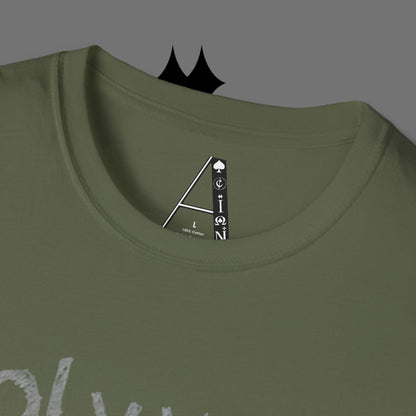 Christian Cross T-Shirt — Grunge Crown of Thorns Design