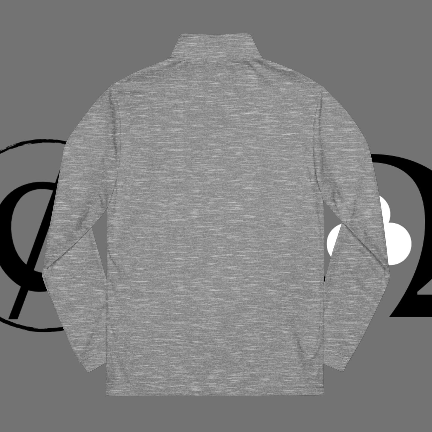 Embroidered 'Good Friend' adidas Quarter-Zip Pullover