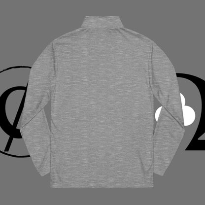 Embroidered 'Good Friend' adidas Quarter-Zip Pullover