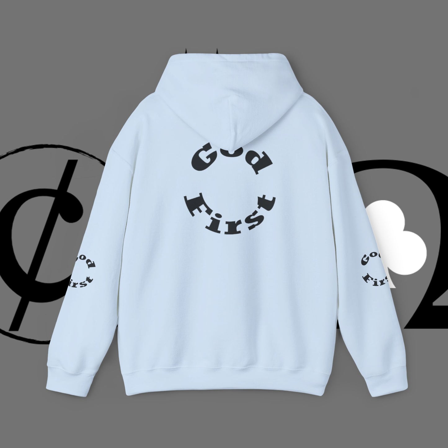God First Hoodie — Minimal Faith Graphic Pullover