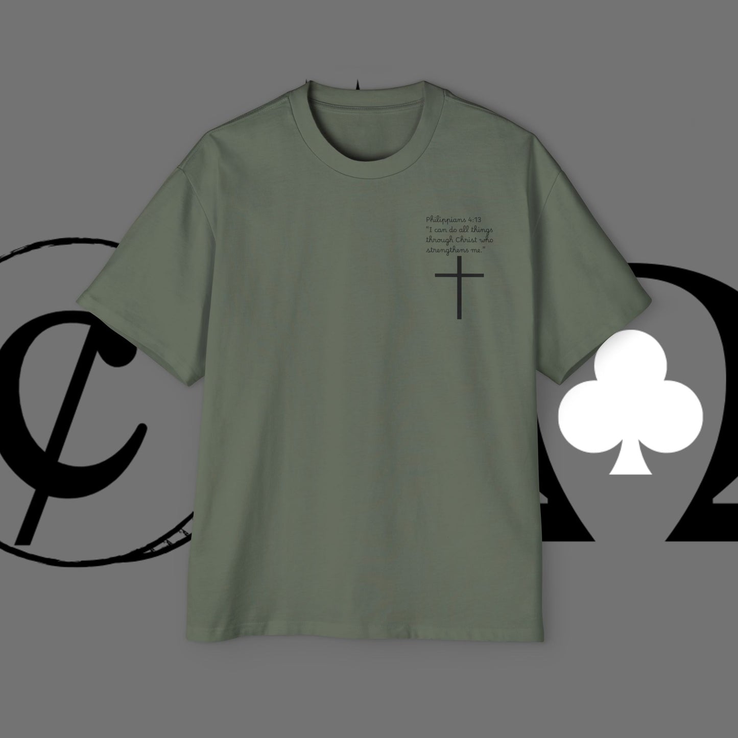 Action Symbol Tee — Minimal Graphic Men's Oversized T-Shirt