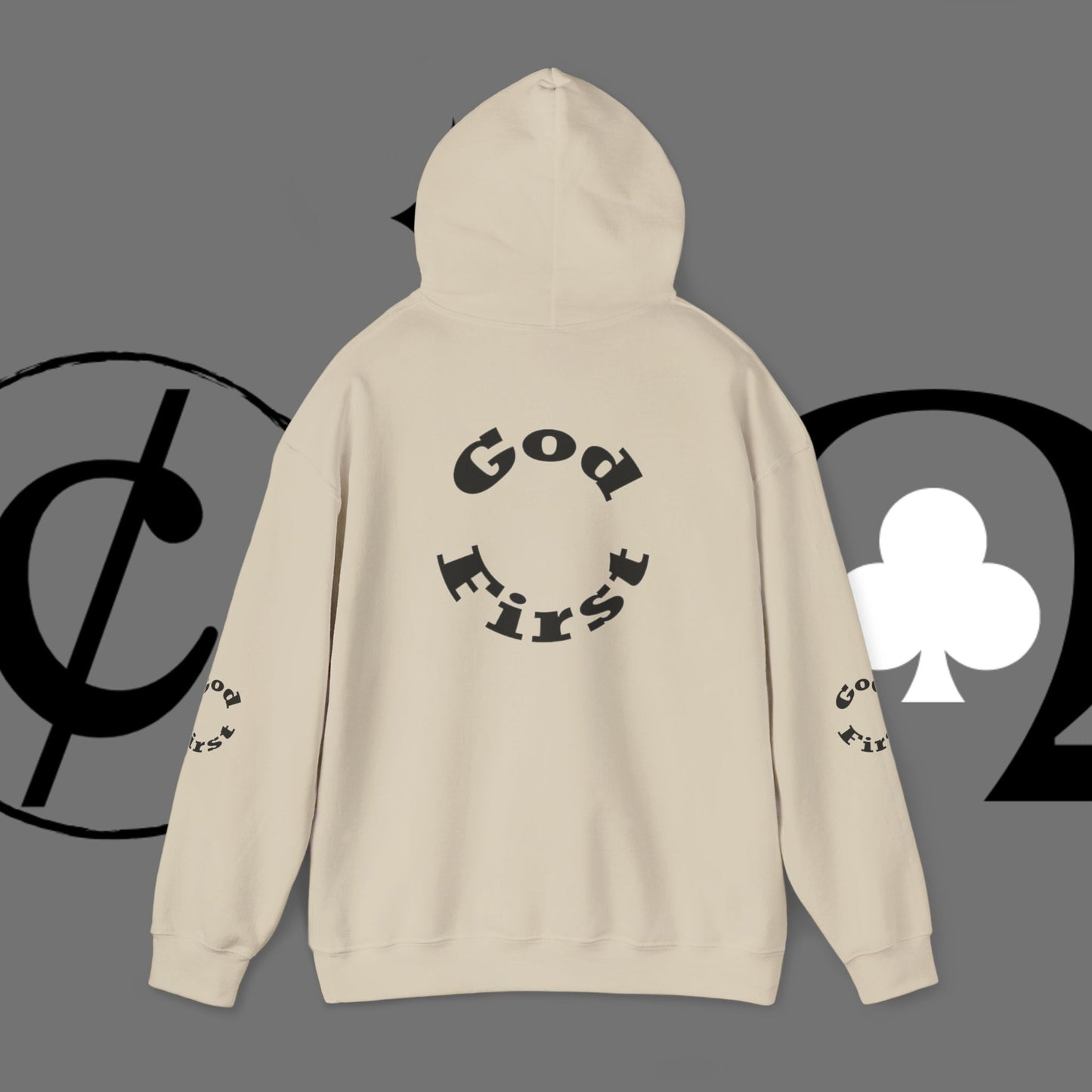 God First Hoodie — Minimal Faith Graphic Pullover