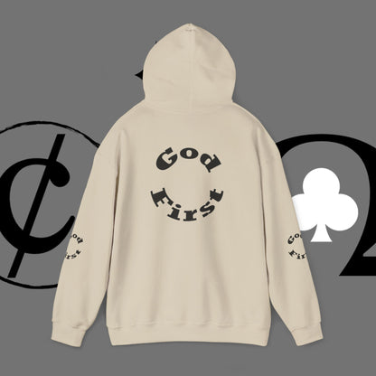 God First Hoodie — Minimal Faith Graphic Pullover