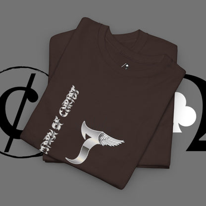 Minimal Whale Tail Tee — Japanese Kanji Nautical Graphic T-Shirt