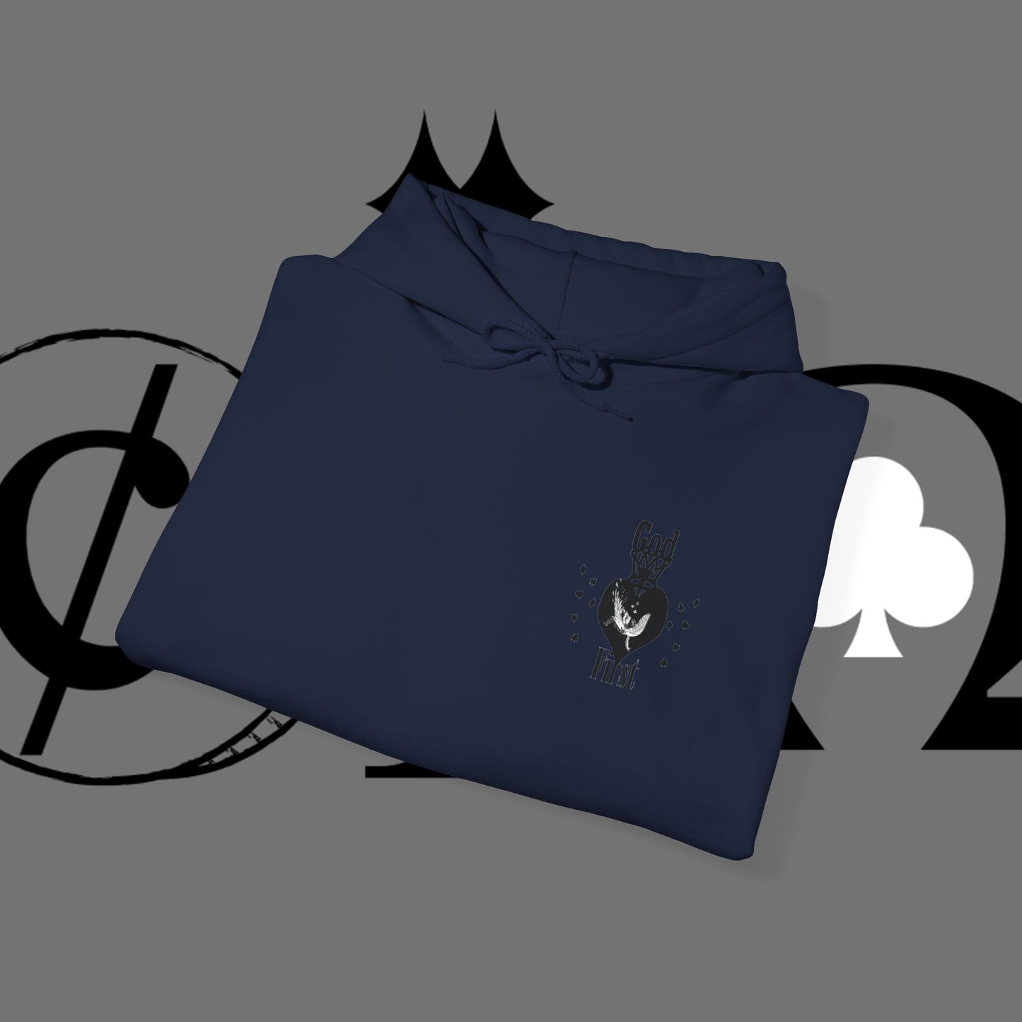 God First Hoodie — Minimal Faith Graphic Pullover