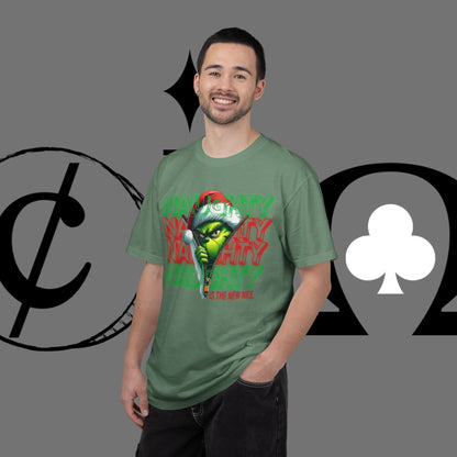 Grinch “Naughty Is the New Nice” Christmas T-Shirt