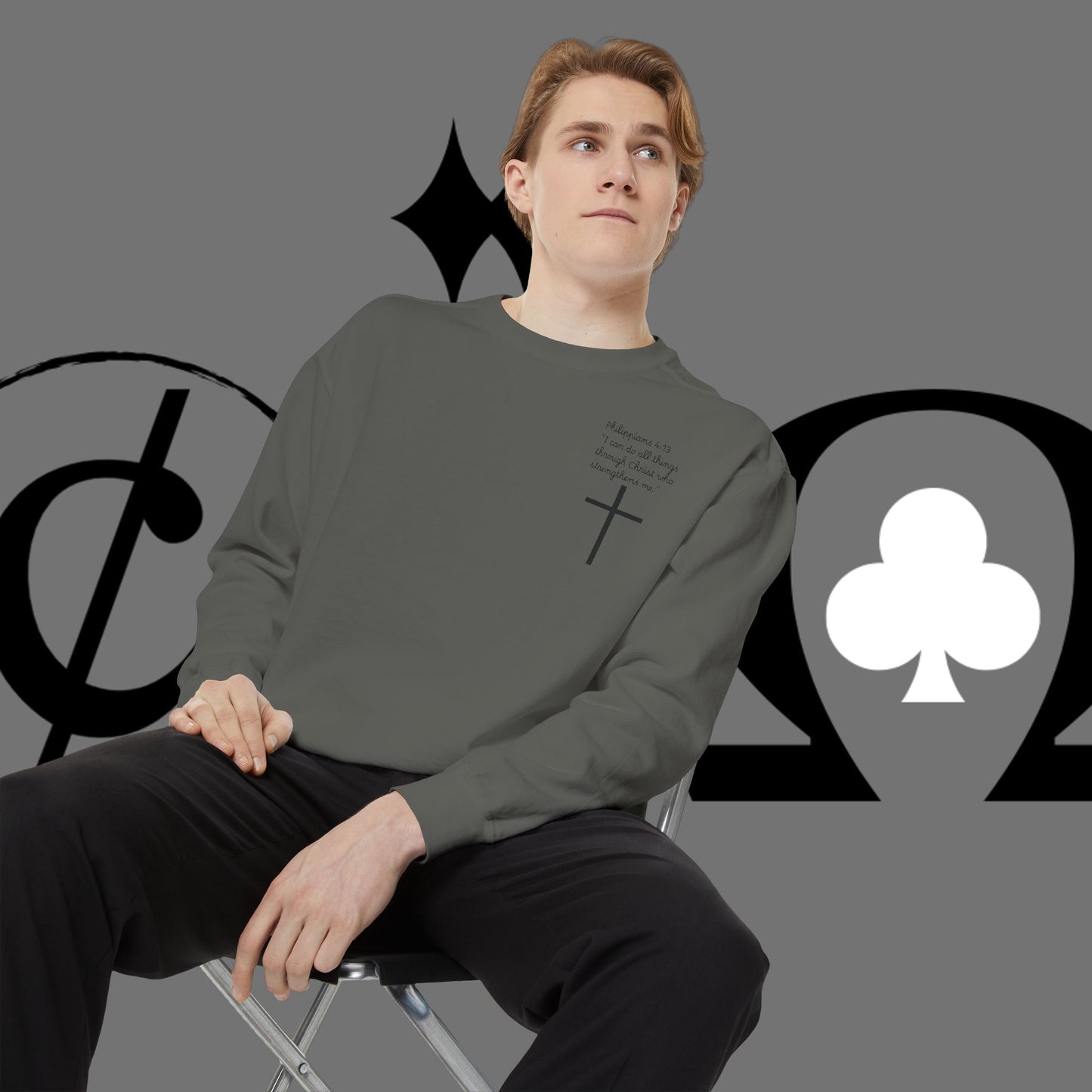 Unisex Garment-Dyed Sweatshirt