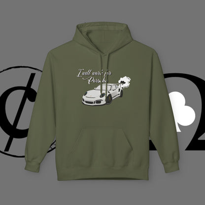 Racing Car Hoodie — "I will win to be Pride the" Graphic Streetwear