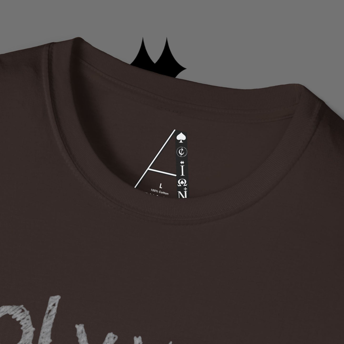 Christian Cross T-Shirt — Grunge Crown of Thorns Design