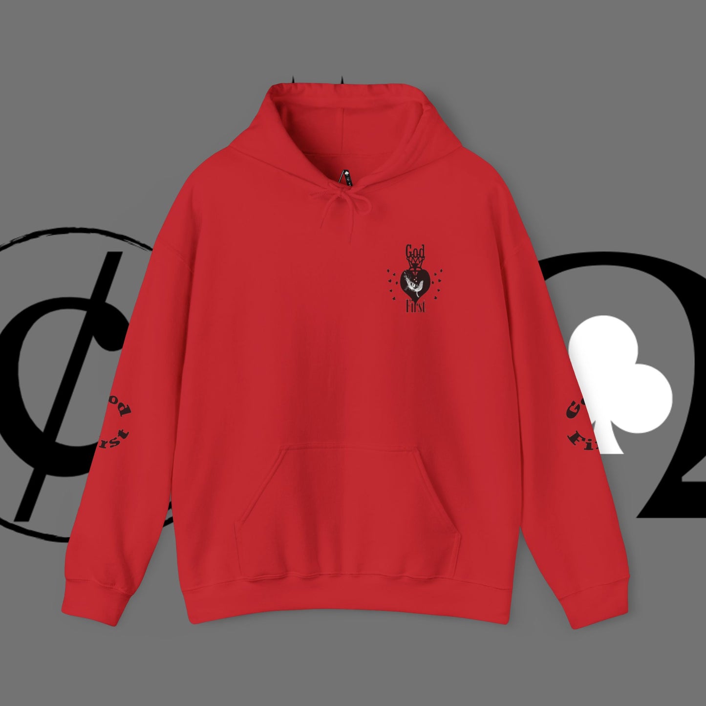 God First Hoodie — Minimal Faith Graphic Pullover