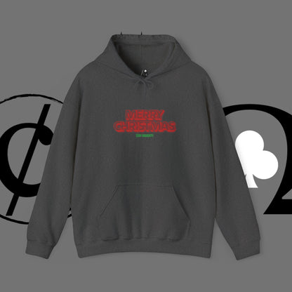 Christmas Hoodie — 'Merry Christmas' Front & 'Naughty is the New Nice' Back Holiday Hoodie