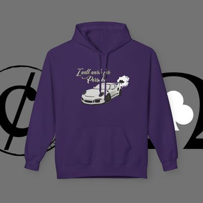 Racing Car Hoodie — "I will win to be Pride the" Graphic Streetwear