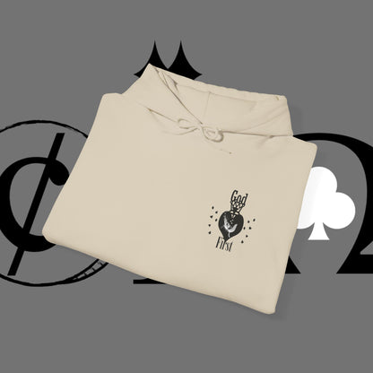 God First Hoodie — Minimal Faith Graphic Pullover