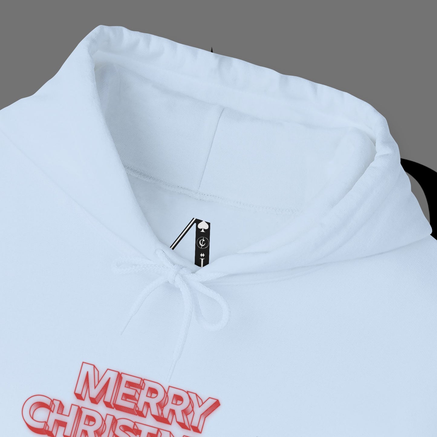 Christmas Hoodie — 'Merry Christmas' Front & 'Naughty is the New Nice' Back Holiday Hoodie