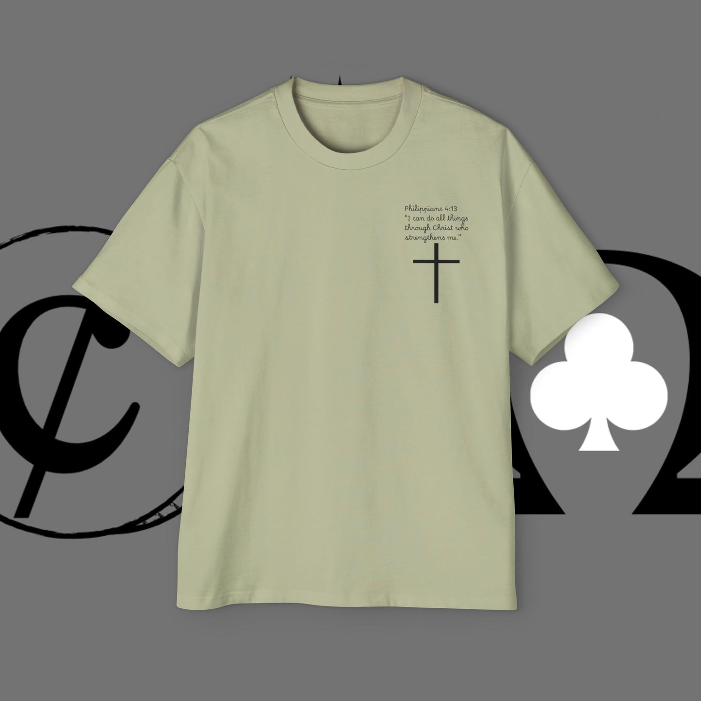 Action Symbol Tee — Minimal Graphic Men's Oversized T-Shirt