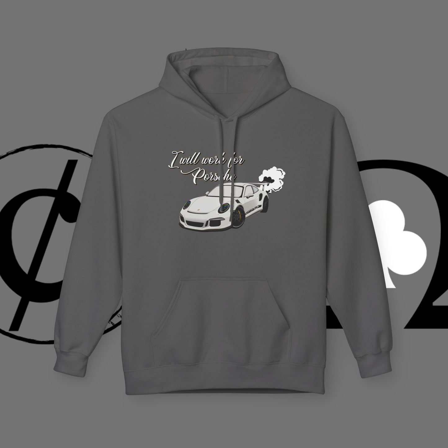 Racing Car Hoodie — "I will win to be Pride the" Graphic Streetwear