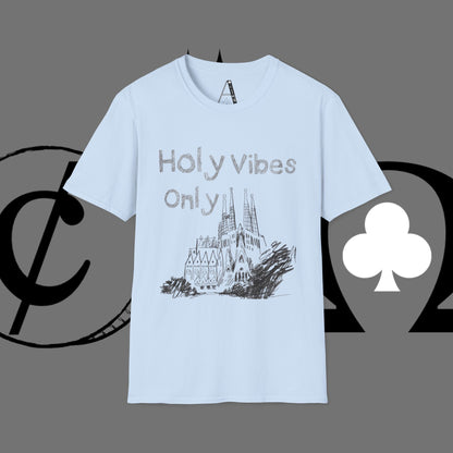 Christian Cross T-Shirt — Grunge Crown of Thorns Design