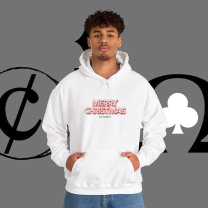 Christmas Hoodie — 'Merry Christmas' Front & 'Naughty is the New Nice' Back Holiday Hoodie